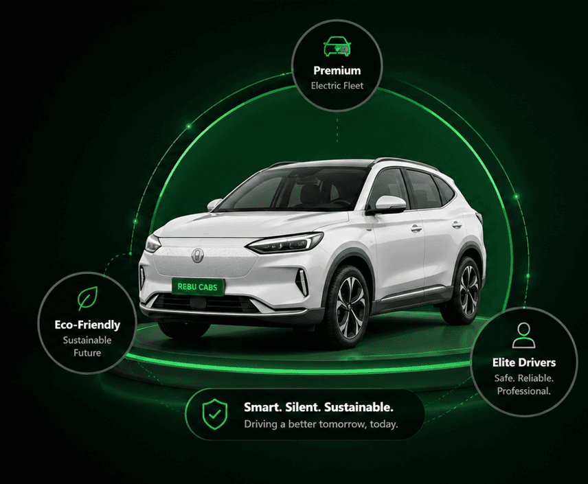 Rebu Cabs Premium EV Fleet